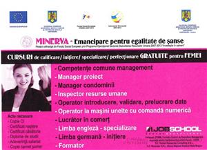 ASDR as partner in the  SOPHRD (POSDRU) project MINERVA – Equality of opportunities through emancipation